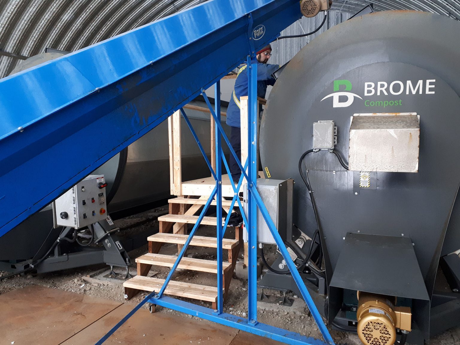 Composting waste for a municipality: Landrienne | Brome Compost