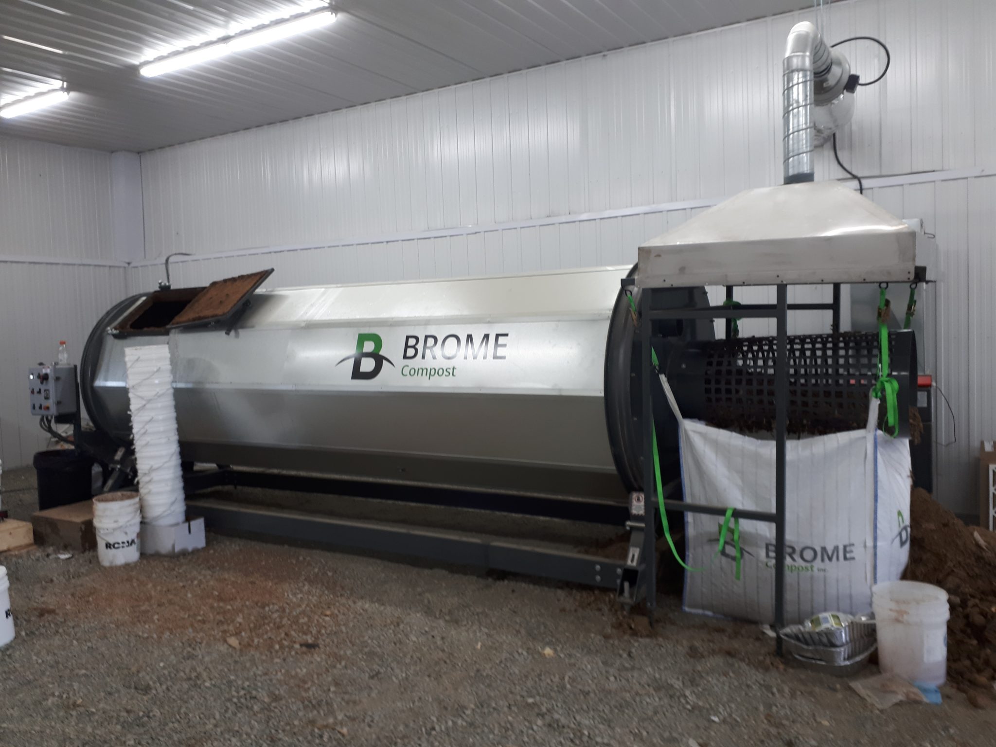 Pikogan Already Two Years Using a Brome Compost Industrial Composting