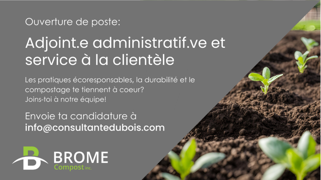 Ouverture de poste : adjoint.e administratif.ve et service à la clientèle