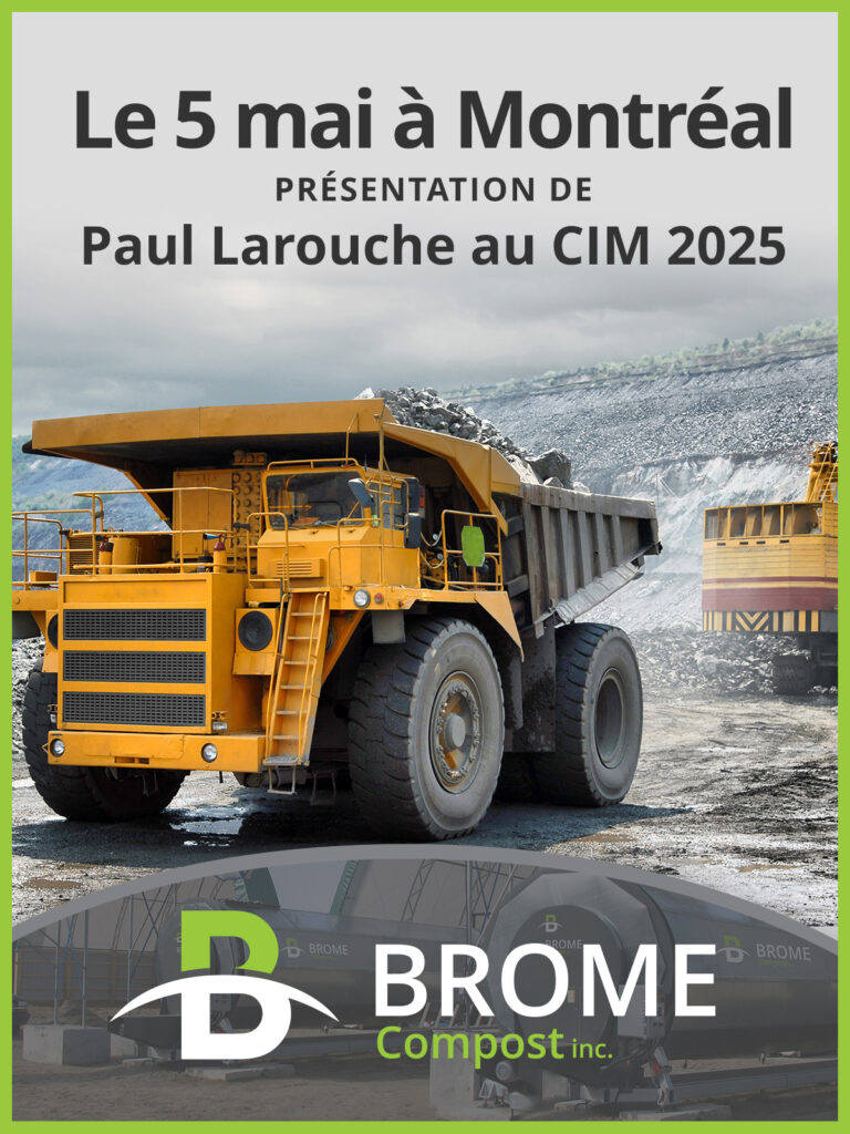 Présentation sur les solutions de compostage pour mines au CIM 2025